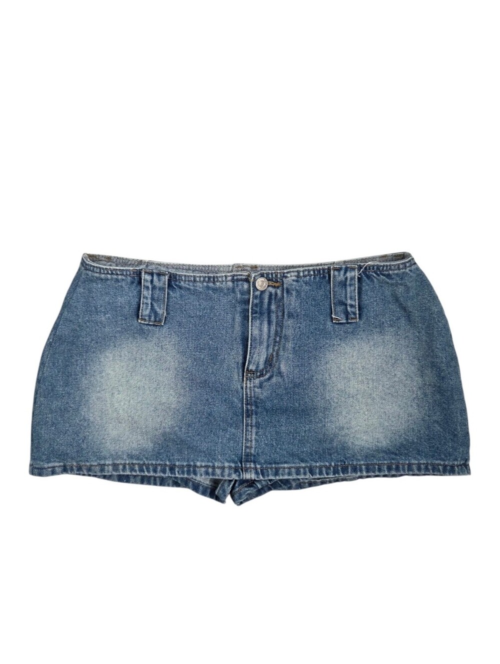 Edikted Denim Mini Skort Women's Size XL Y2K Grunge